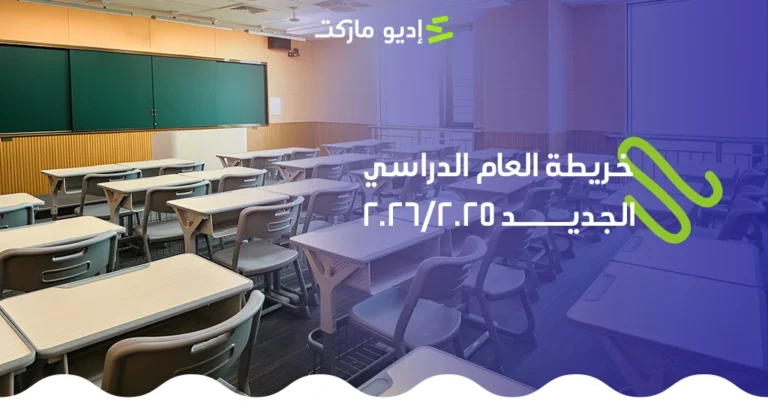 خريطة العام الدراسي الجديد 2026 وموعد بدء الدراسة